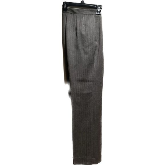Vintage 90s Herringbone Pleat Front Pants - Picture 7 of 11